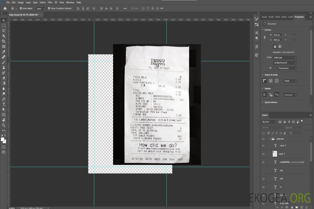 Chèque de paiement au détail Tesco template